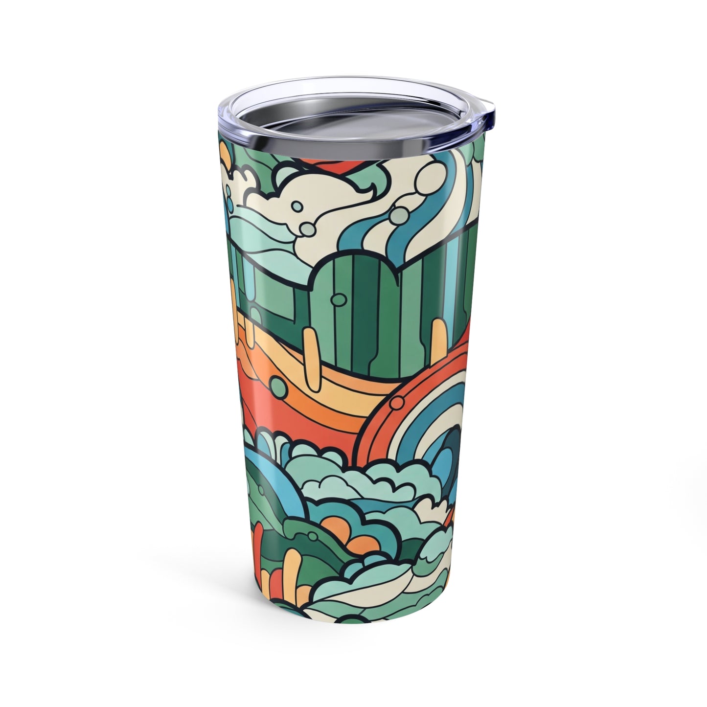 20oz Stainless Steel Travel Mug With Double Wall Vacuum Insulation Leak Proof Construction For Hot Or Cold