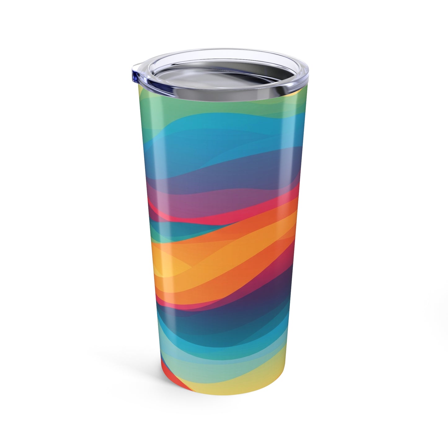 20oz Stainless Steel Tumbler With Double Wall Vacuum Insulation Leak Proof BPA Free Printed Design Thermal Travel