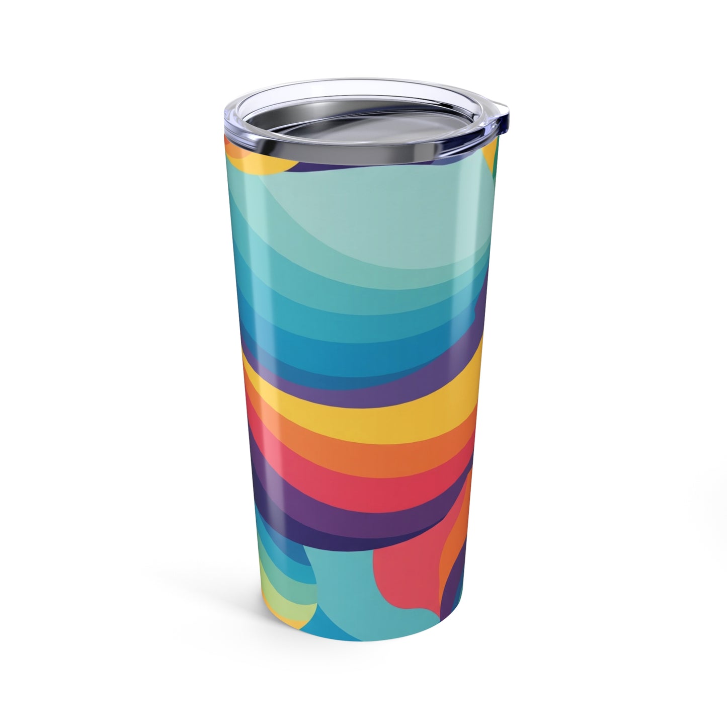 20oz Stainless Steel Tumbler With Printed Design Double Wall Vacuum Insulated Leak Proof BPA Free Coffee Mug Hot