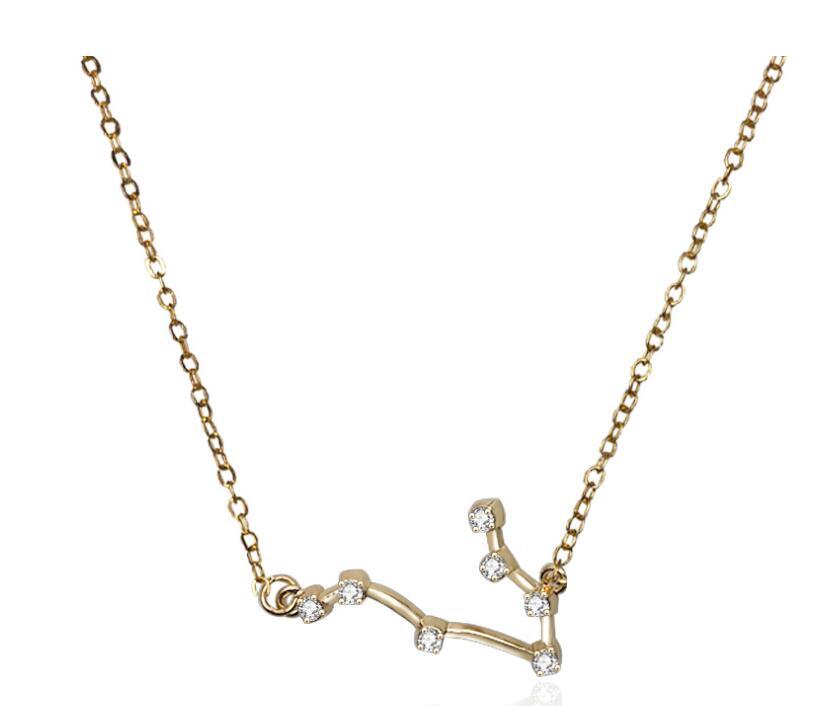 Crystal Constellation Bracelet For Women And Girls Adjustable Length Extender Chain Alloy Charm Everyday Style