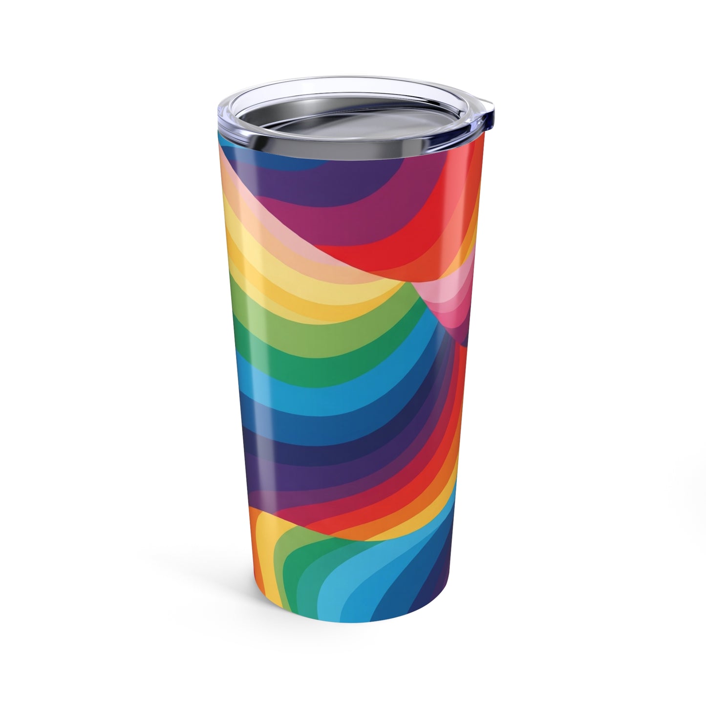 20 Oz Metal Travel Mug With Double Wall Insulation Spill Proof Printed Pattern For Hot Cold Beverages Dishwasher