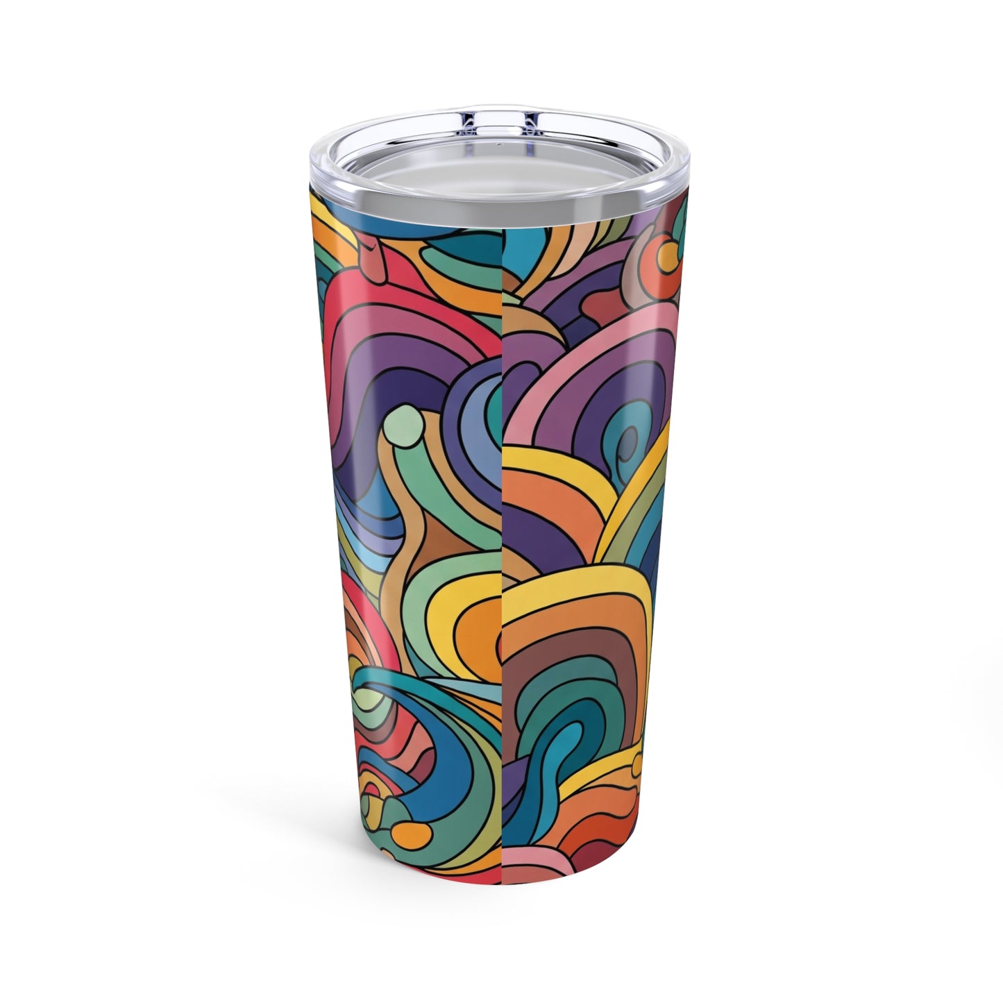 20oz Stainless Steel Travel Mug With Double Wall Vacuum Insulation Keeps Drinks Hot Or Cold Leak Proof Durable Cup