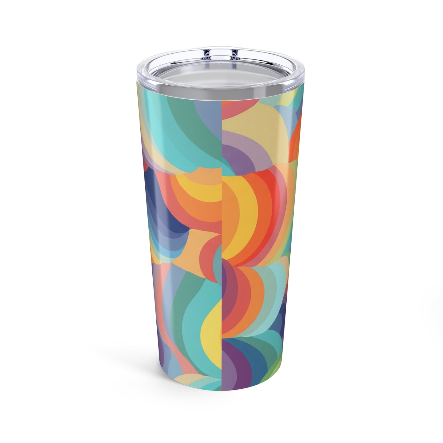 20oz Stainless Steel Printed Tumbler With Double Wall Vacuum Insulation Spill Resistant For Hot And Cold Beverages