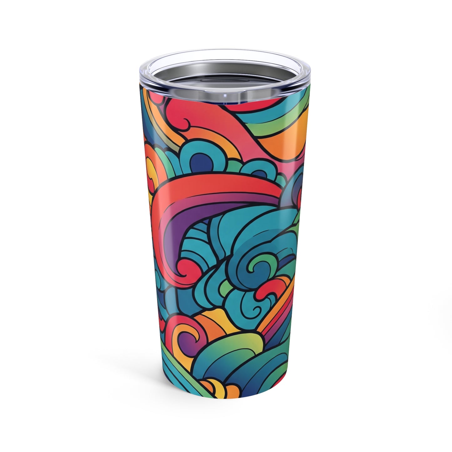 20oz Stainless Steel Tumbler With Double Wall Vacuum Insulation And Leak Proof Design For Hot Or Cold Beverages