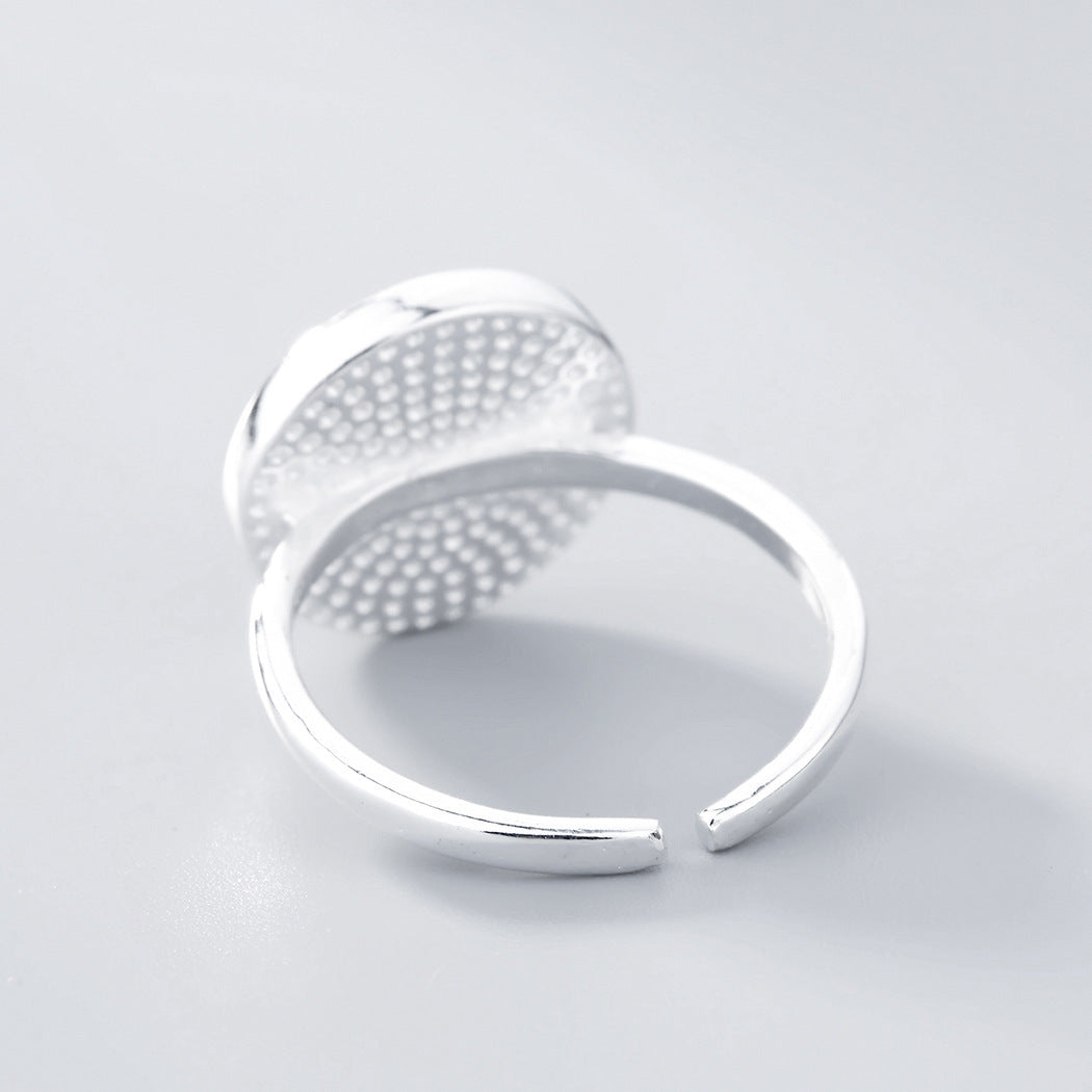 Sterling Silver Black Ring Elegant Band Ring Women And Men Round Silver Ring Birthday Gift Anniversary Present