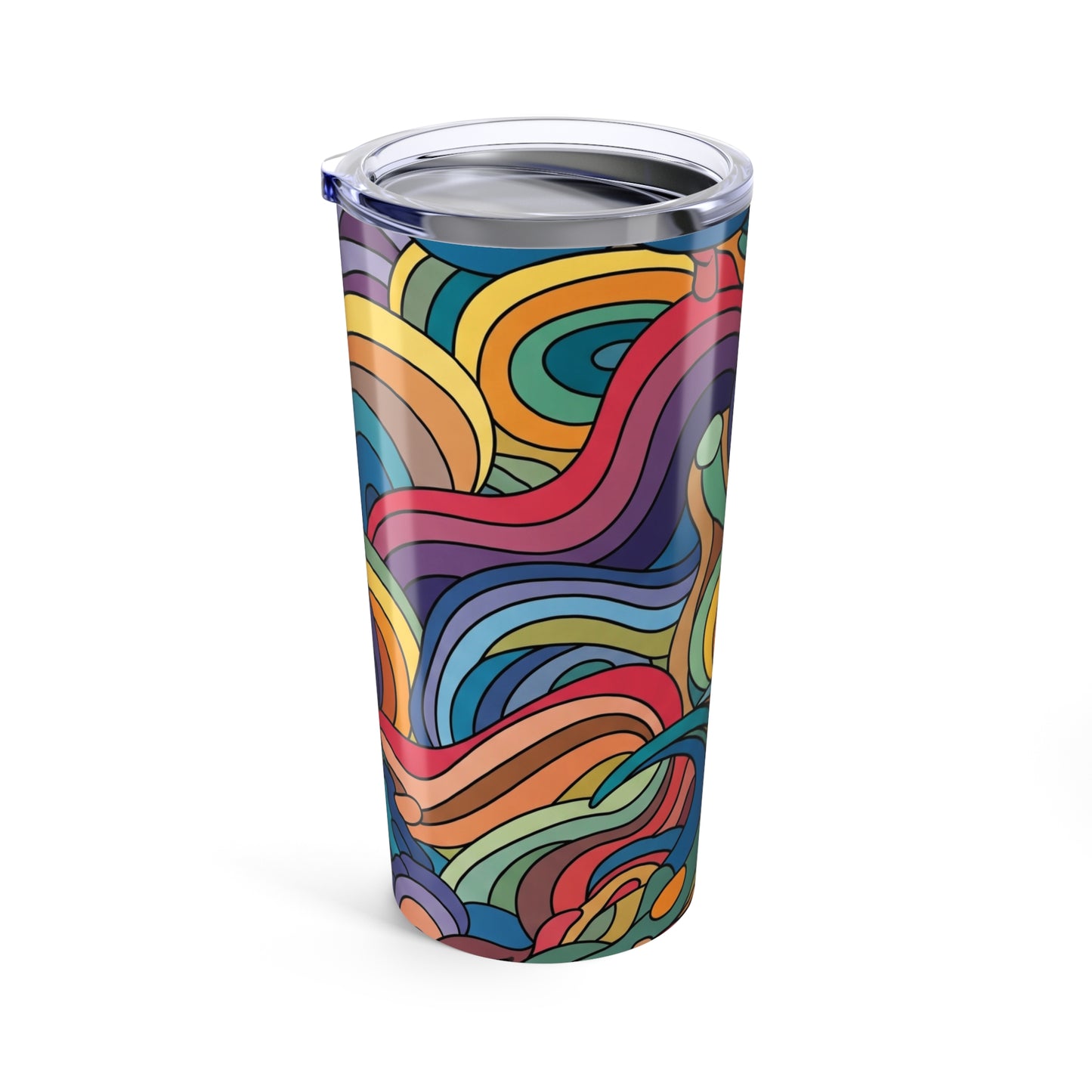 20oz Stainless Steel Travel Mug With Double Wall Vacuum Insulation Keeps Drinks Hot Or Cold Leak Proof Durable Cup