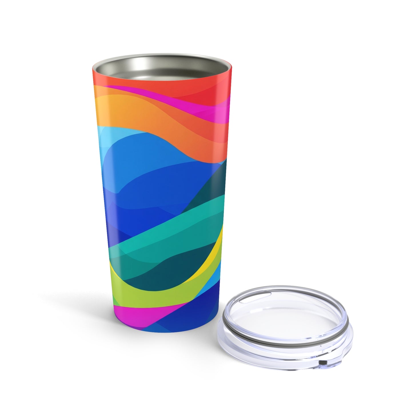 20Oz Stainless Steel Tumbler With Double Wall Vacuum Insulation Spill Resistant Dishwasher Safe For Hot And Cold