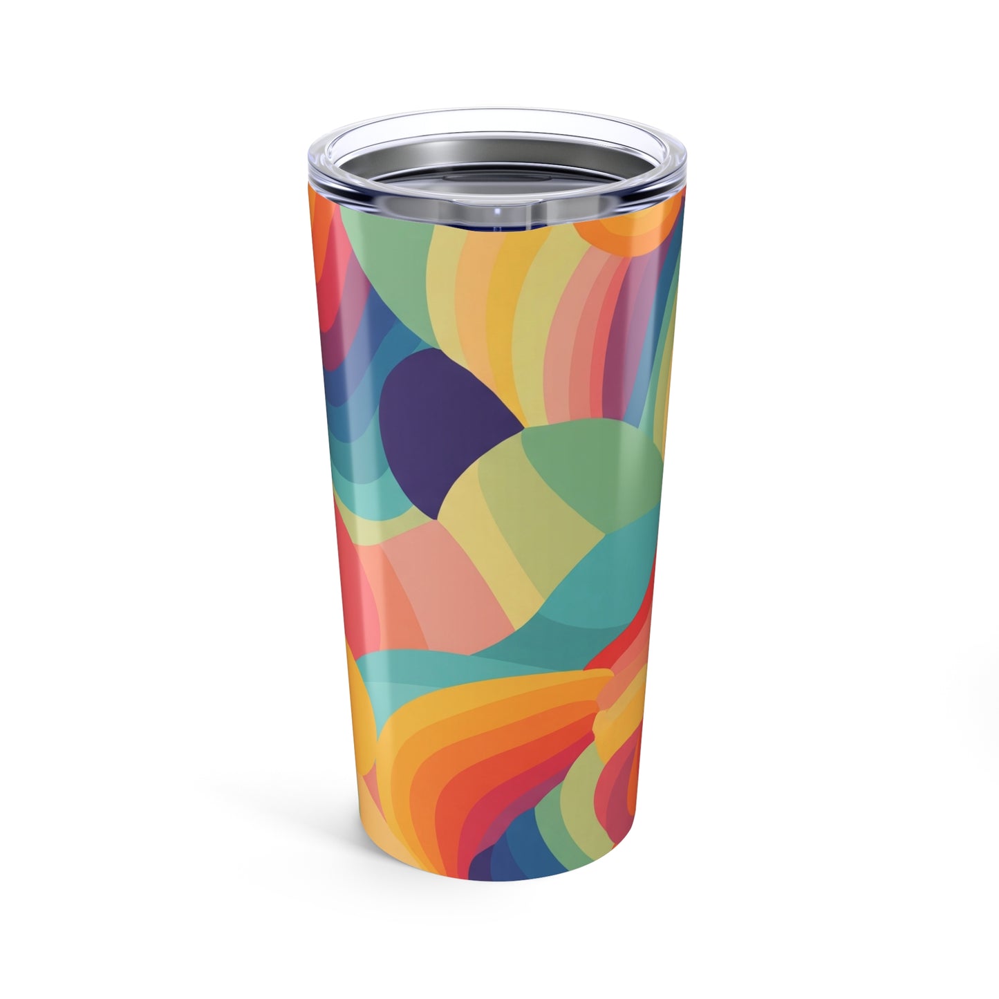 20oz Stainless Steel Travel Mug Printed Design Double Wall Vacuum Insulation Leak Proof Lid Included Dishwasher