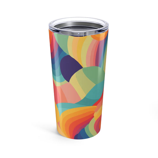 20oz Stainless Steel Travel Mug Printed Design Double Wall Vacuum Insulation Leak Proof Lid Included Dishwasher