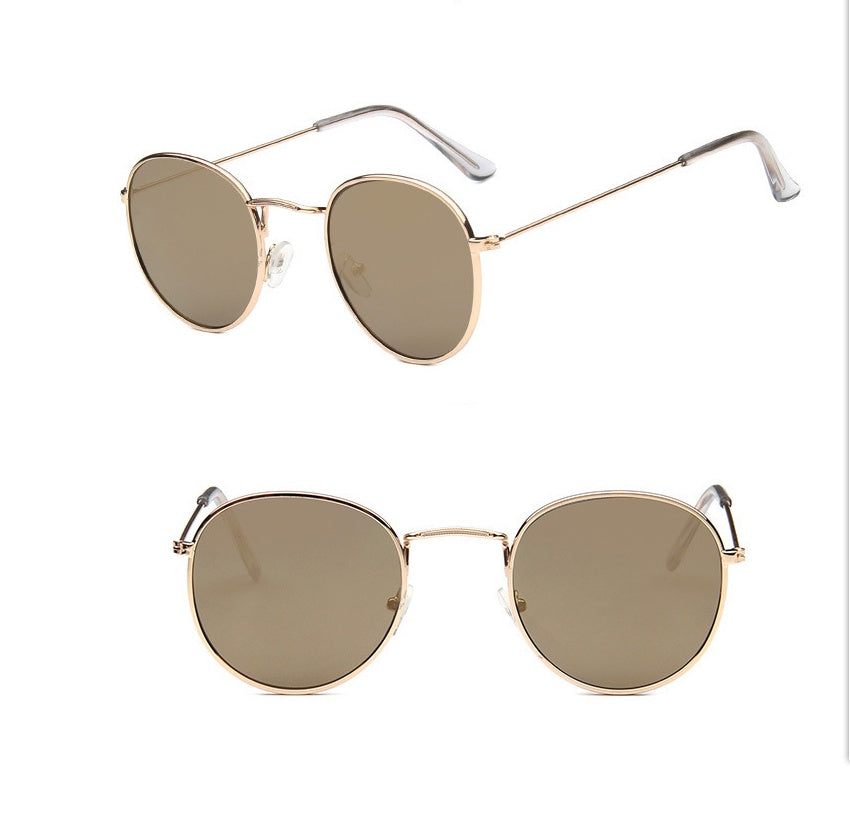 Metal Frame Sunglasses UV400 Protection Classic Retro Style