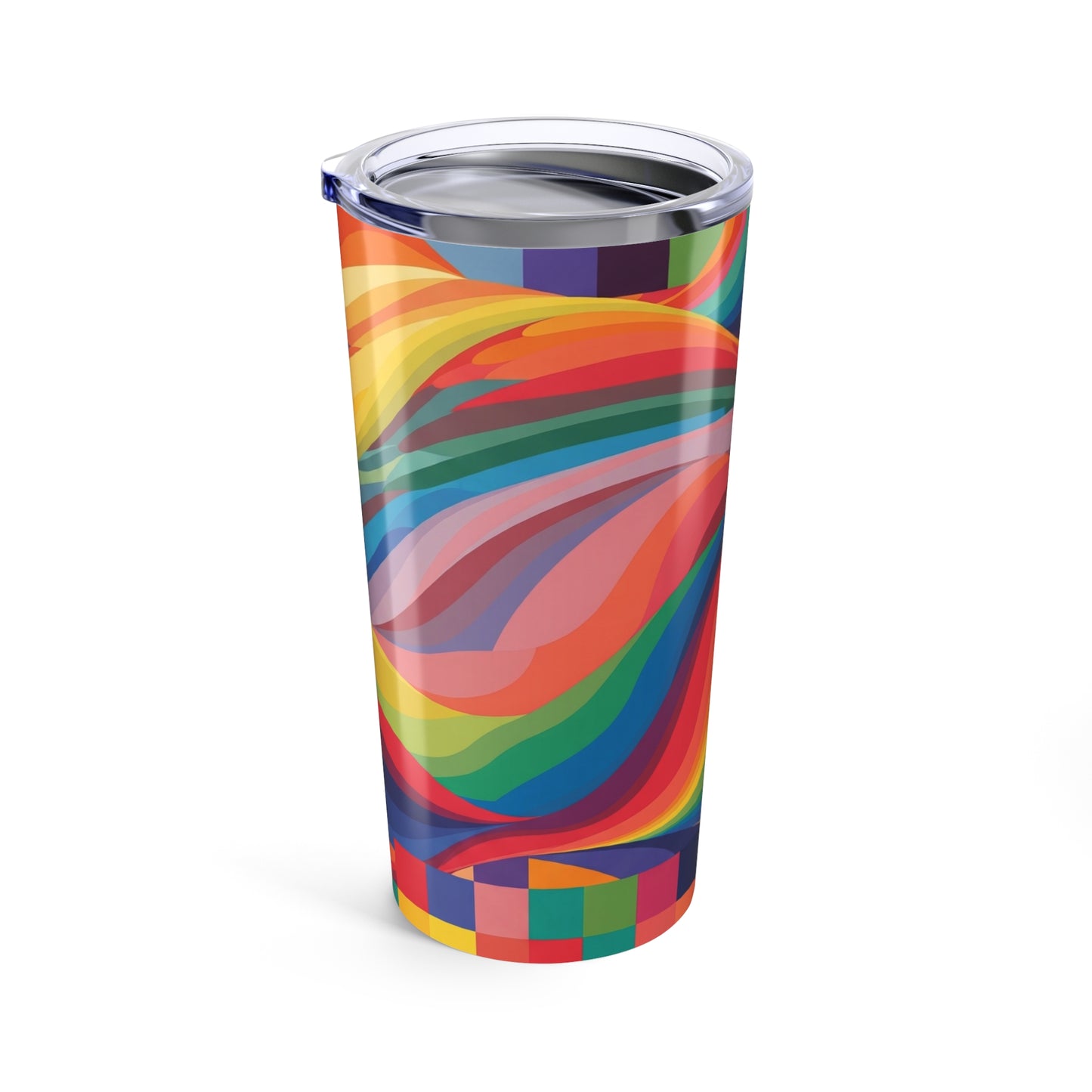 20oz Stainless Steel Tumbler With Double Wall Vacuum Insulation Leak Proof For Hot Or Cold Beverages Durable