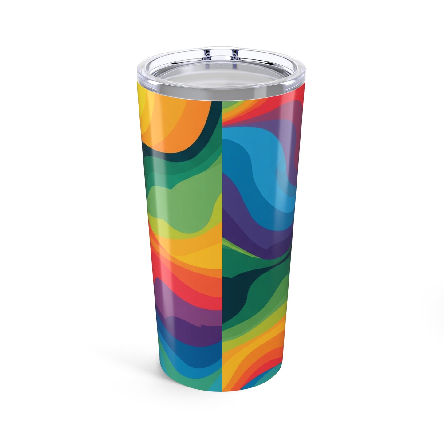 20oz Stainless Steel Printed Tumbler With Double Wall Vacuum Insulation Spill Resistant BPA Free Durable Hot Cold