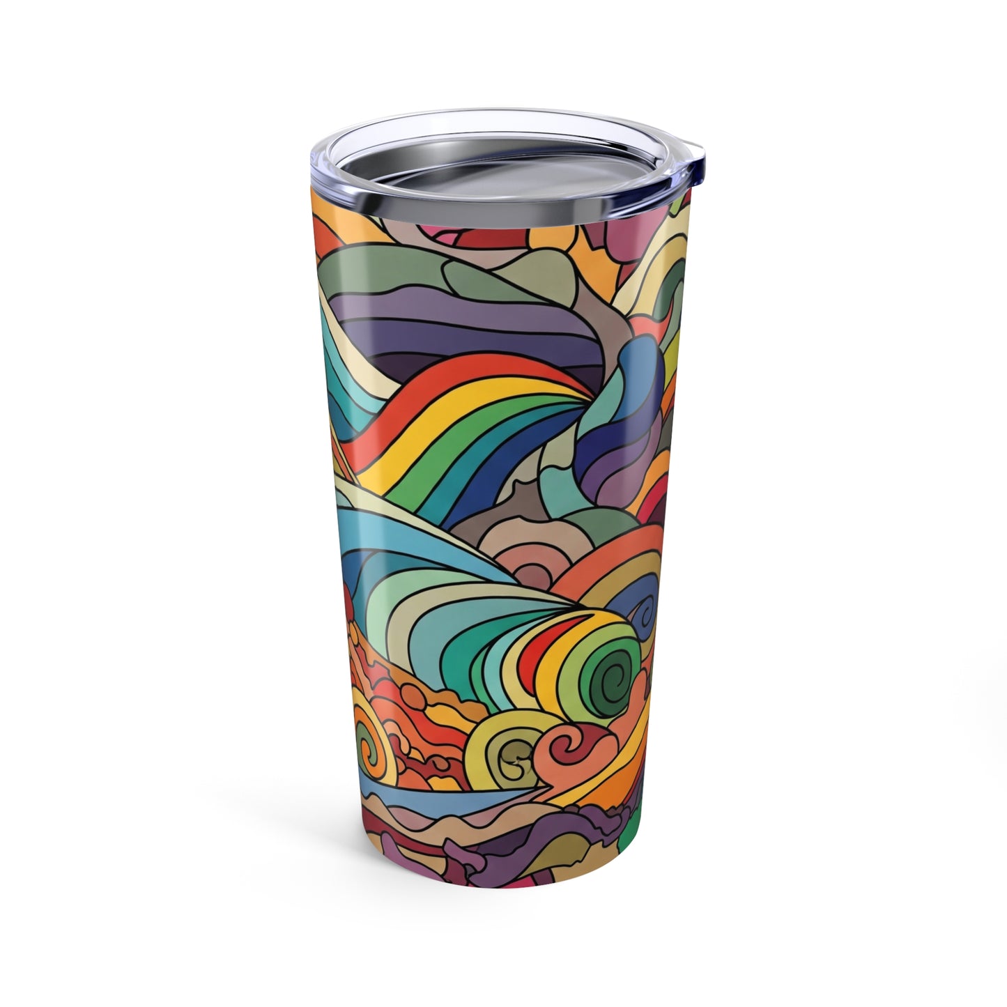 20 Oz Steel Water Bottle With Spill Resistant Lid Double Wall Insulated Travel Mug For Beverages Dishwasher Safe