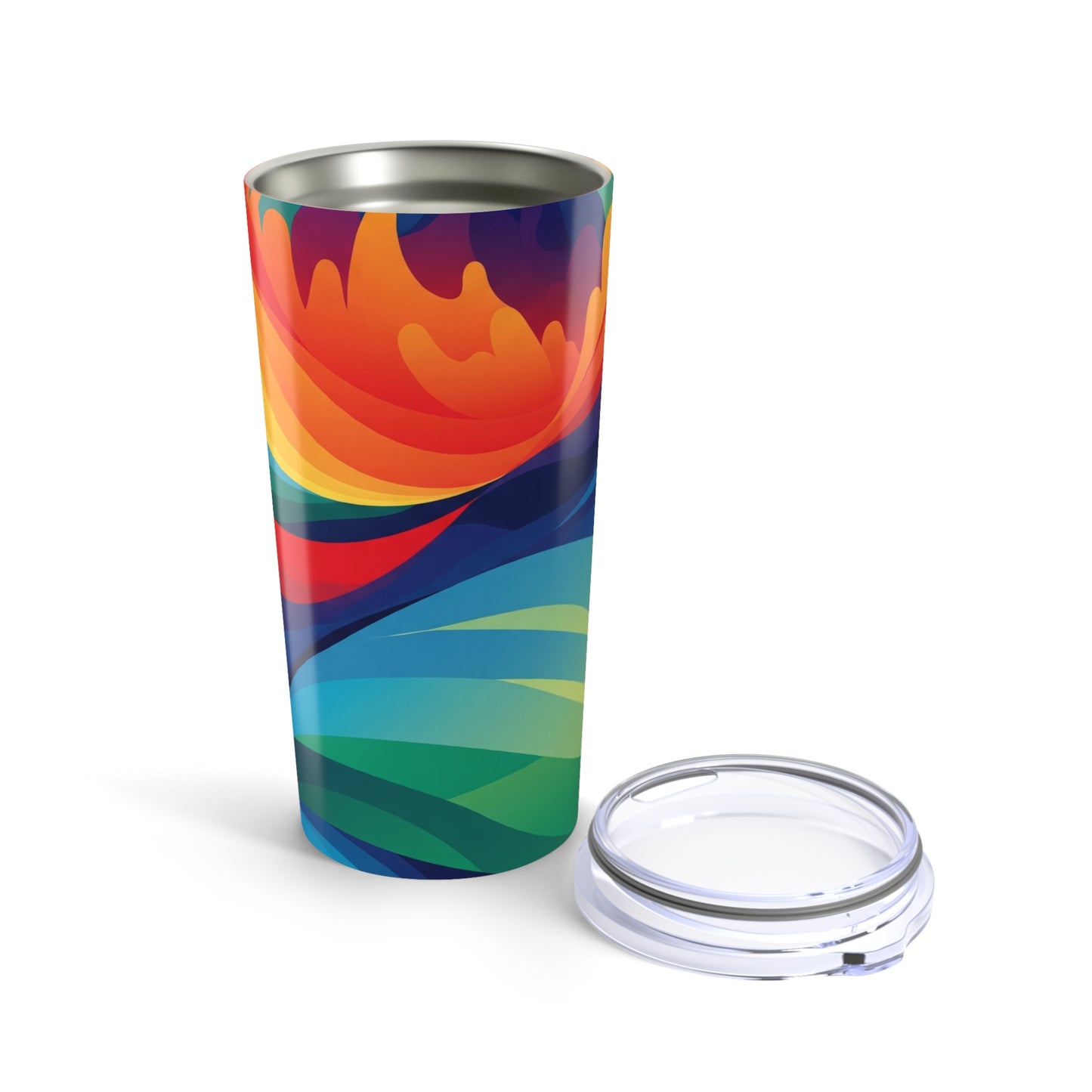 20 Oz Stainless Steel Insulated Tumbler Double Wall Vacuum Sealed Spill Resistant Coffee Mug For Hot And Cold