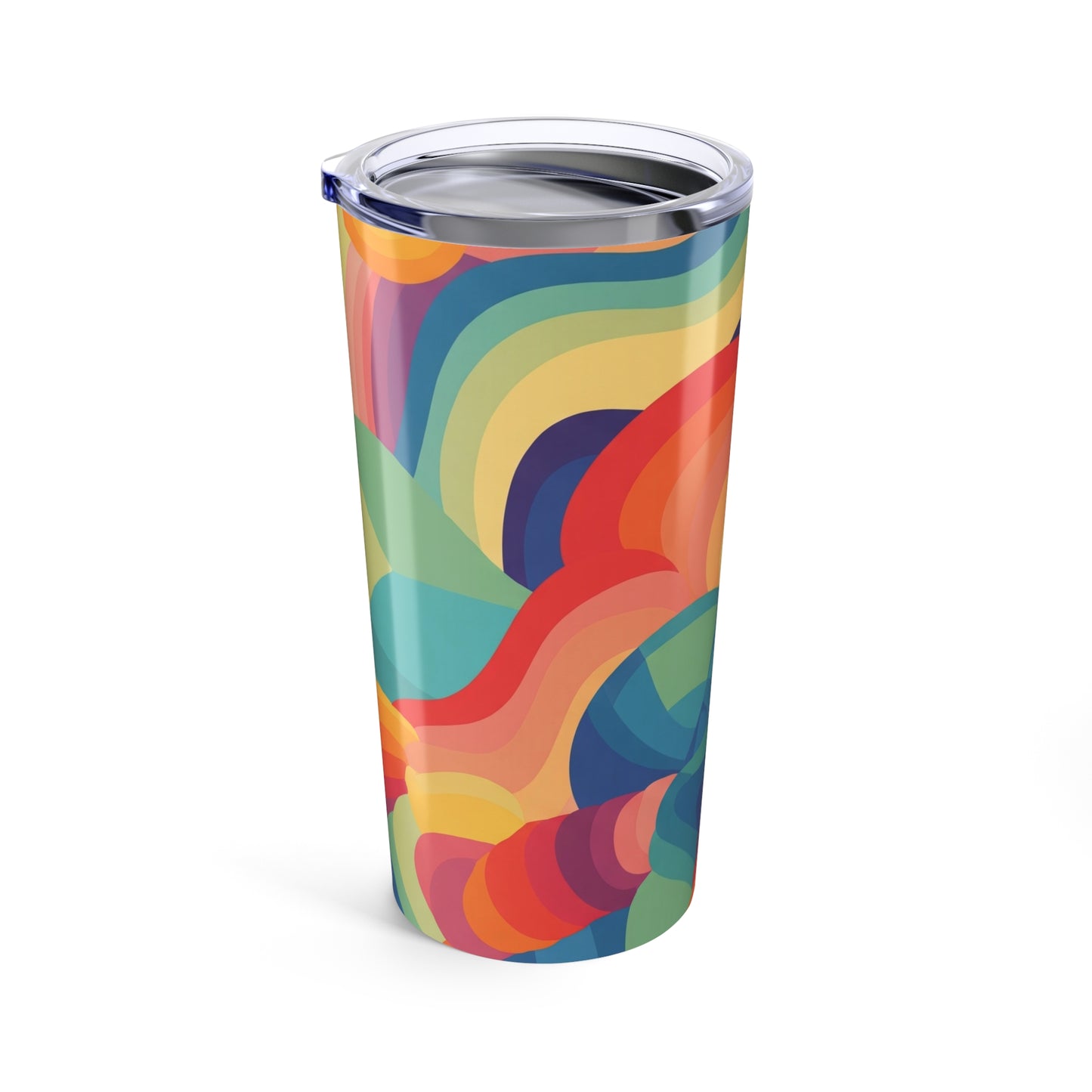 20oz Stainless Steel Travel Mug Printed Design Double Wall Vacuum Insulation Leak Proof Lid Included Dishwasher