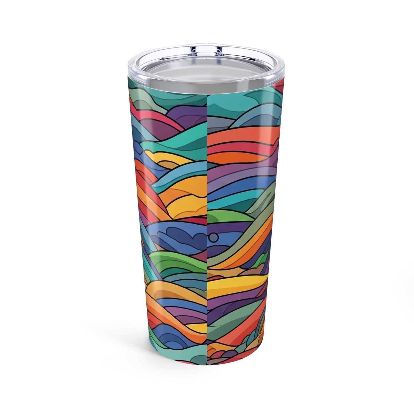 20Oz Stainless Steel Insulated Tumbler With Double Wall Vacuum Thermal Spill Resistant Travel Coffee Mug Printed