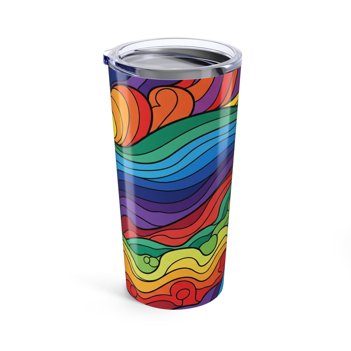 20oz Stainless Steel Tumbler With Double Wall Vacuum Insulation Spill Resistant Design For Hot Or Cold Beverages
