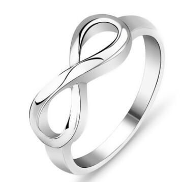 Elegant Infinity Ring Silver Eternity Design Symbolizing Forever For Everyday Wear And Special Occasions Today
