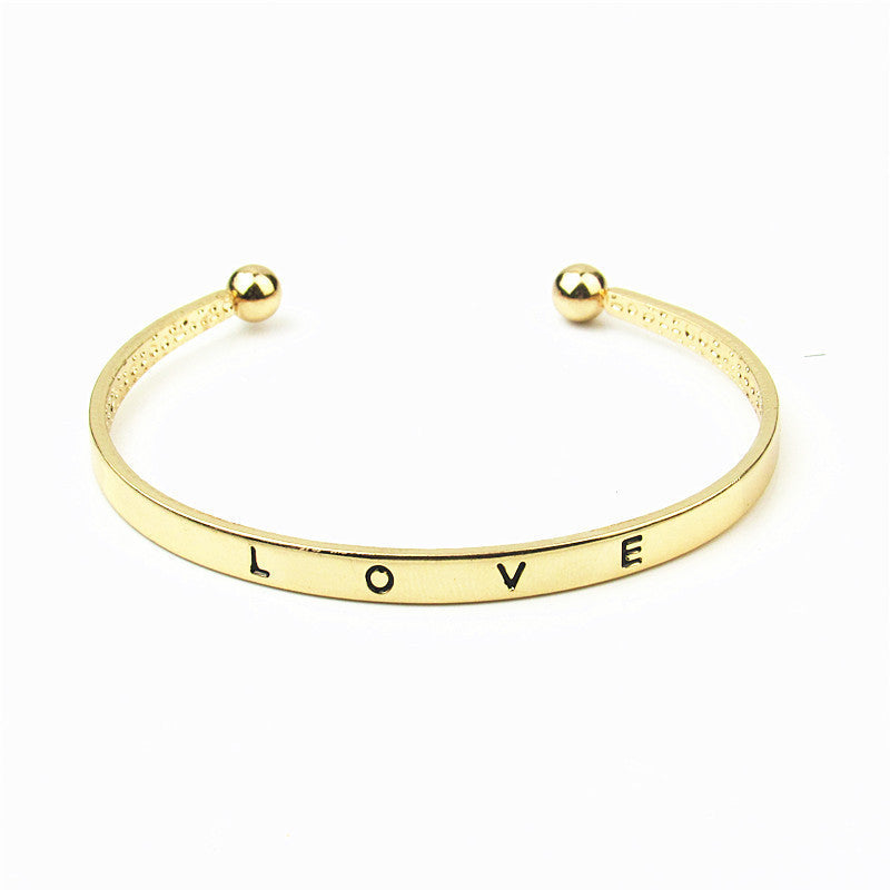 Couple Geometric Alloy Bracelet Electroplated Finish Matching Jewelry For Anniversary Gift Elegant Minimalist Design