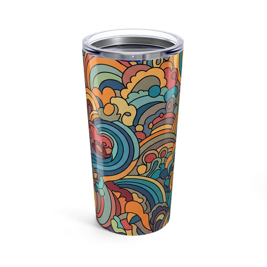 20oz Stainless Steel Tumbler With Double Wall Vacuum Insulation Spill Resistant Printed BPA Free Durable