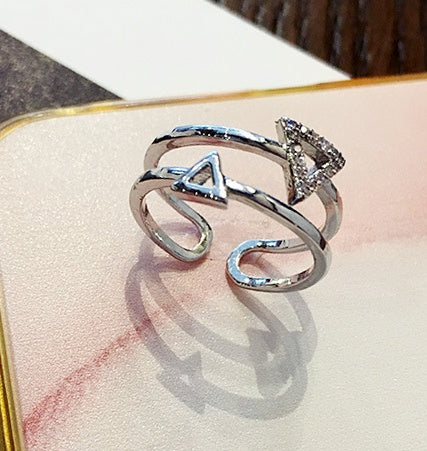 Gold Plated Adjustable Dainty Stackable Ring For Everyday Wear Anniversary Gift Durable Chic Versatile Durable