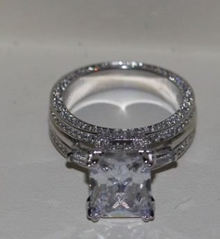 Openwork Diamond Ring For Women Simple Versatile Silver