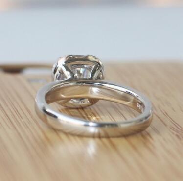 Round Diamond Ring For Women European American Cross Border Party Engagement Copper Ring Geometry Size Six Ten