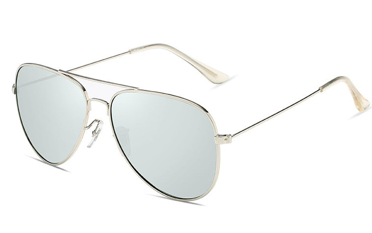 Polarized Driving Glasses Metal Frame Glare Reduction Enhanced Clarity TAC Lenses Outdoor Activities Dark Tint