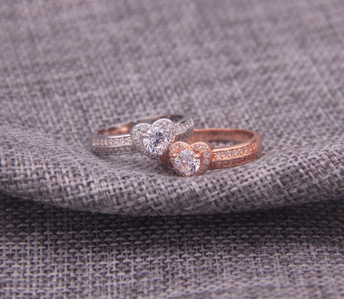 Rose Gold Plated Copper Ring Korean Fashion Elegant Modern Design Copper Style Ring Daily Wear Elegant Jewelry