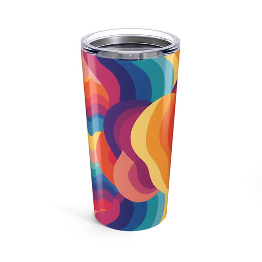 20oz Stainless Steel Tumbler With Double Wall Vacuum Insulation And Leak Proof Lid For Hot And Cold Beverages