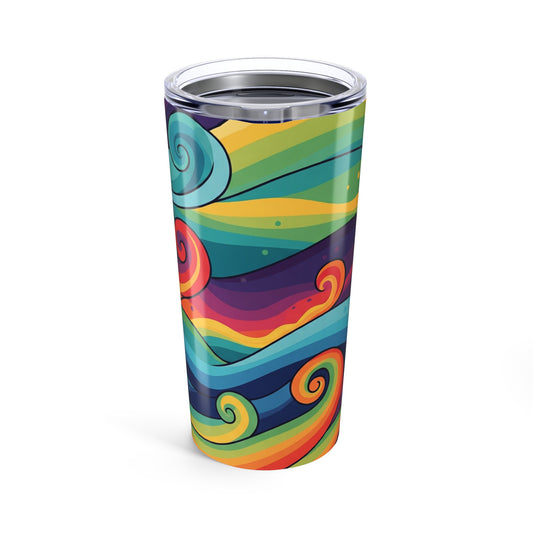 20oz Stainless Steel Travel Mug Double Wall Vacuum Insulated Spill Resistant Durable Printed For Hot And Cold