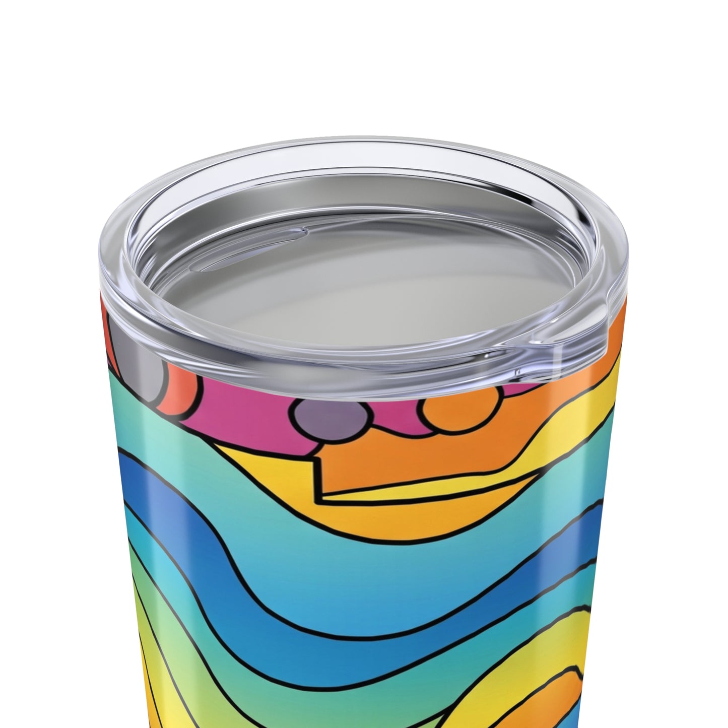 20oz Stainless Steel Tumbler With Double Wall Vacuum Insulation Spill Resistant Travel Mug Printed Dishwasher Safe