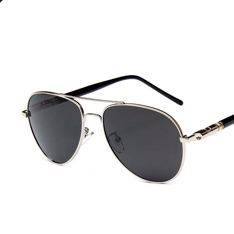Mens Polarized Sunglasses UV400 Protection Metal Frame TAC Lens Enhanced Clarity 99 Percent Visible Light Transmission