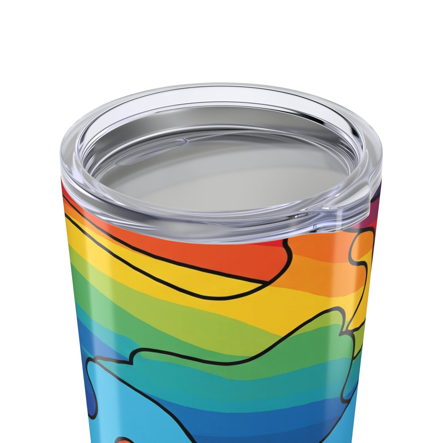 20oz Stainless Steel Printed Tumbler Double Wall Vacuum Insulation Spill Resistant Lid For Hot Or Cold Beverages