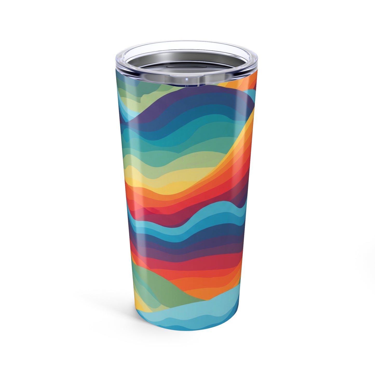 20oz Stainless Steel Tumbler With Double Wall Vacuum Insulation Spill Resistant BPA Free Printed For Hot And Cold