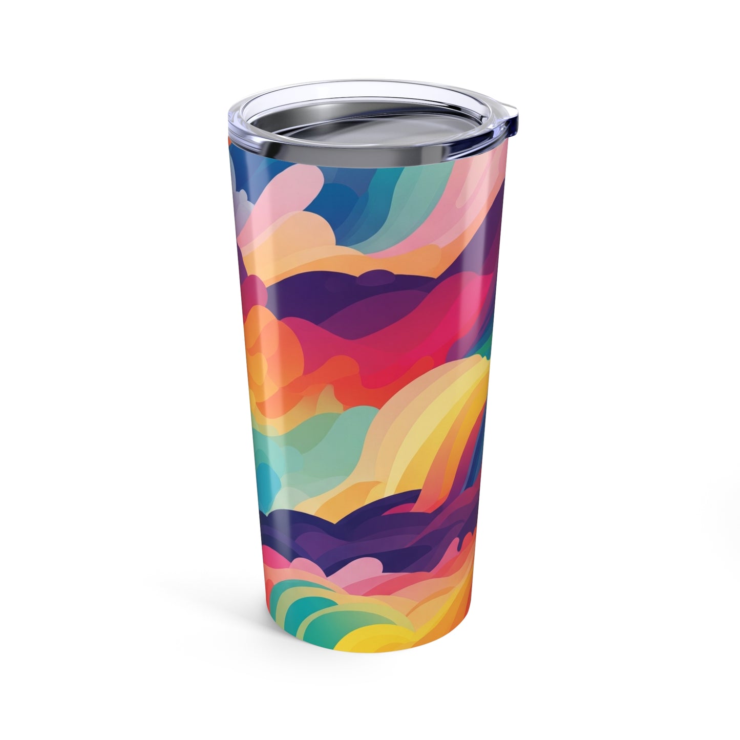 Twenty Ounce Stainless Steel Tumbler With Double Wall Vacuum Insulation Leak Proof For Hot And Cold Beverages
