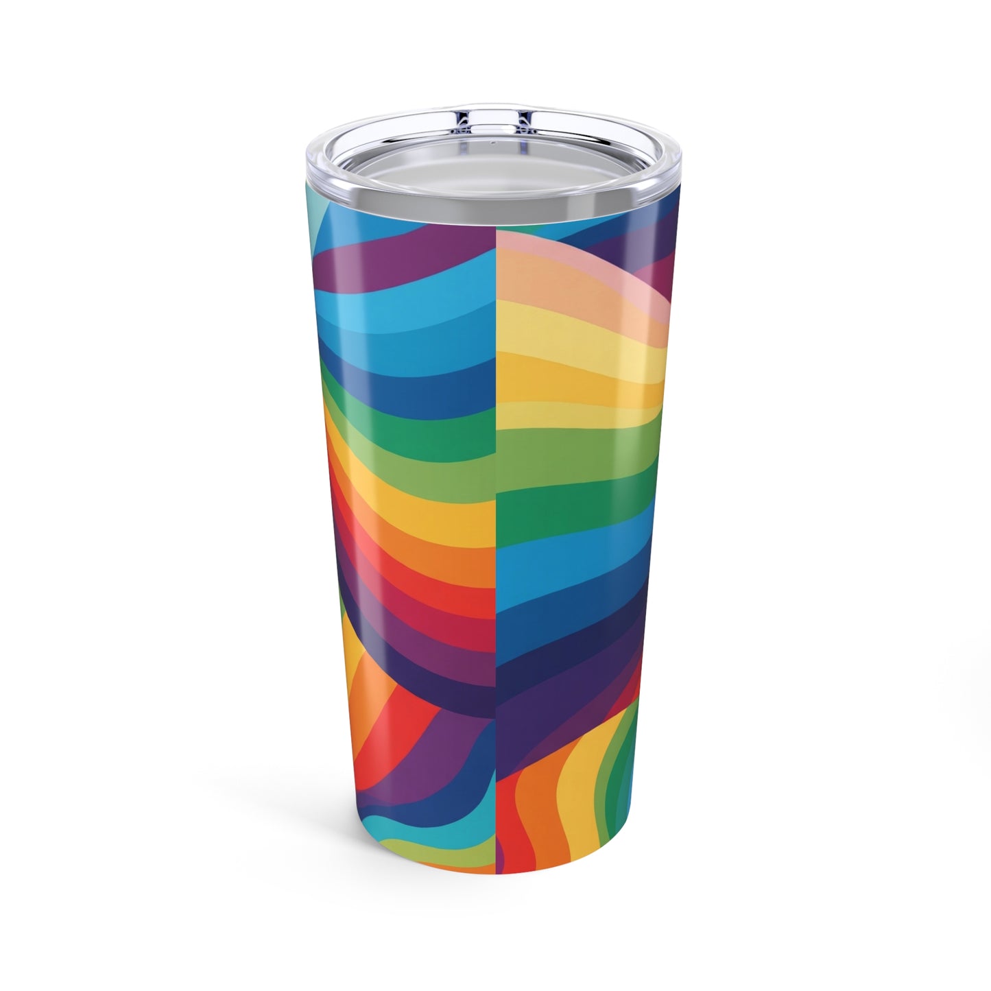 20 Oz Metal Travel Mug With Double Wall Insulation Spill Proof Printed Pattern For Hot Cold Beverages Dishwasher