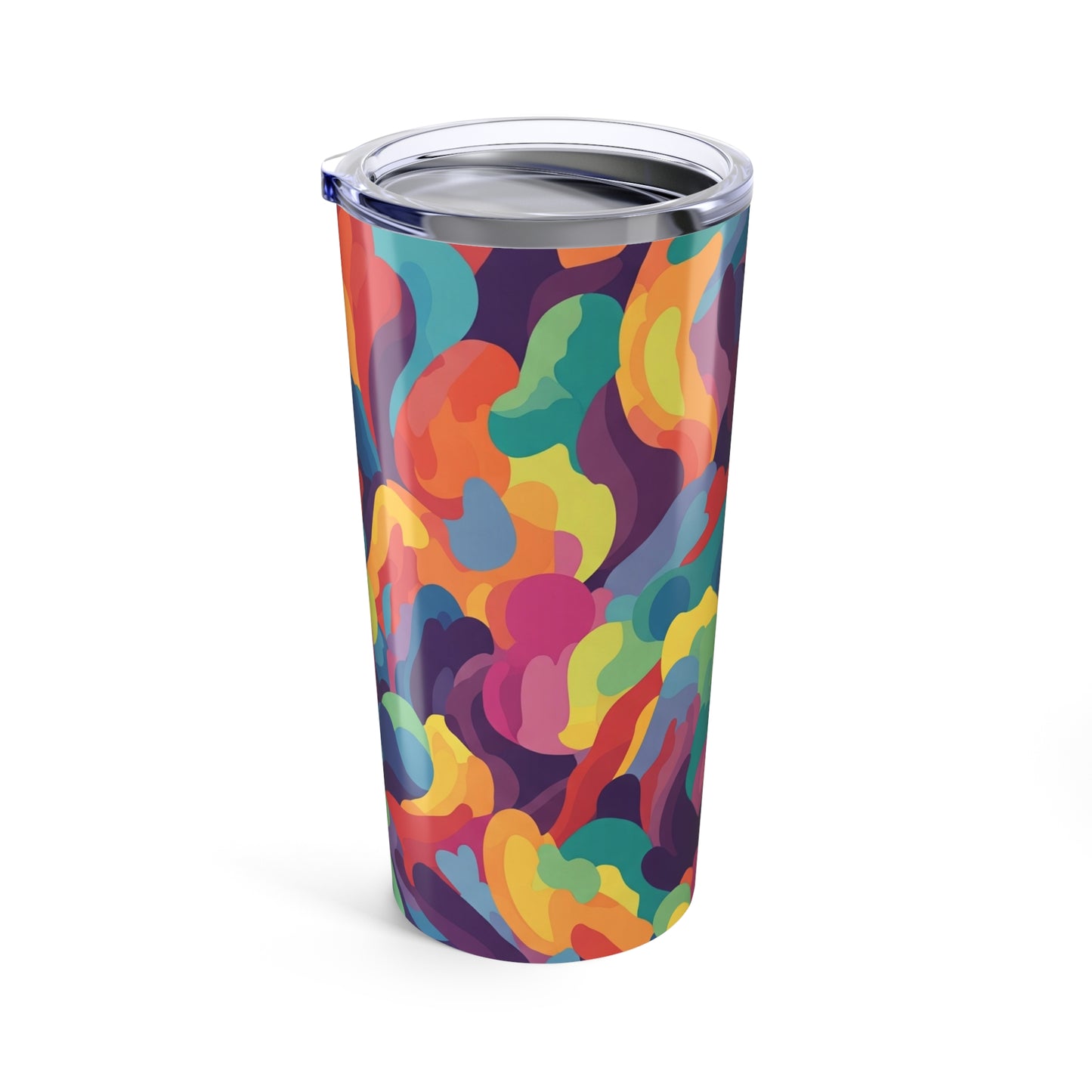 20oz Stainless Steel Printed Travel Mug With Double Wall Vacuum Insulation Spill Resistant For Hot And Cold