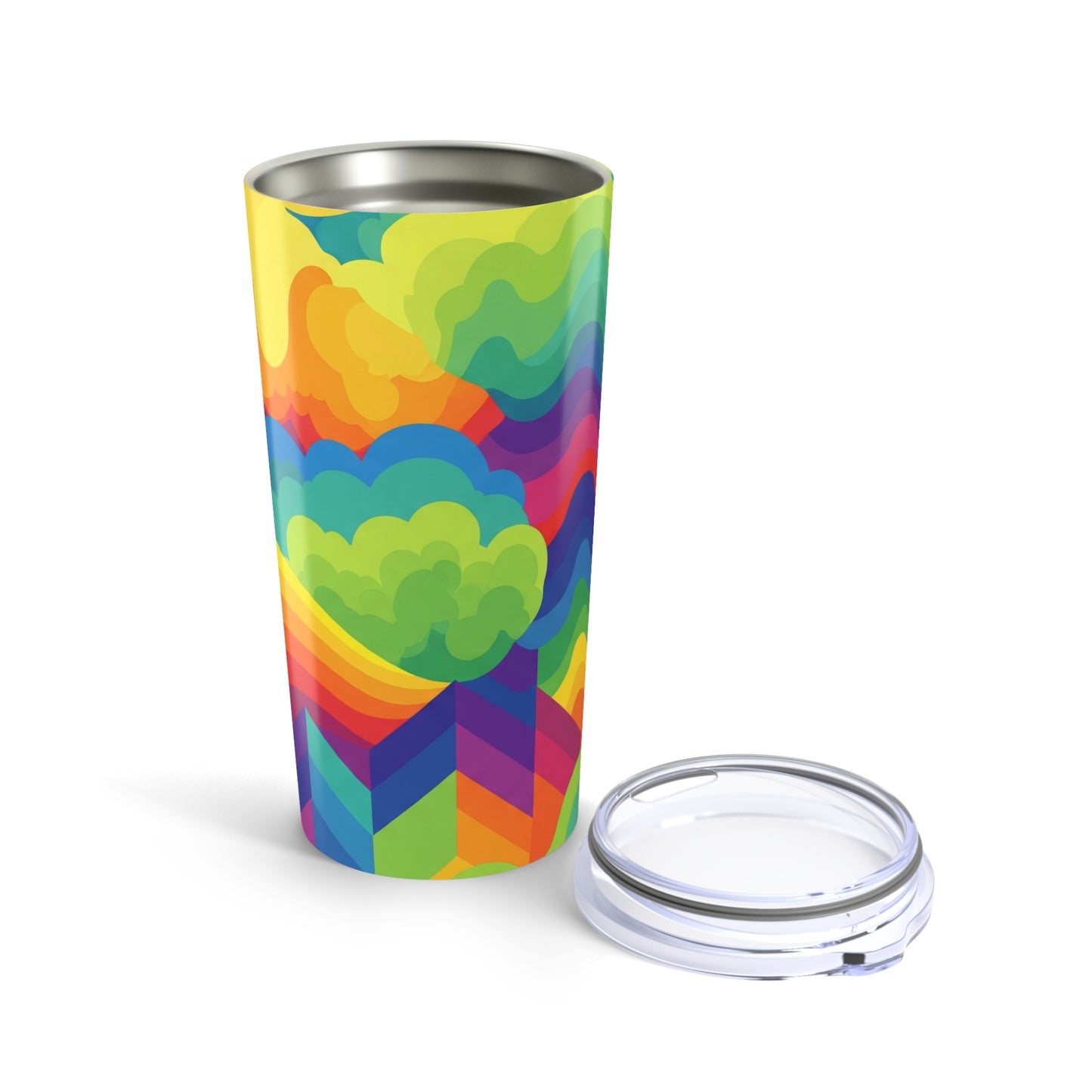 20oz Stainless Steel Tumbler With Double Wall Vacuum Insulation For Hot And Cold Beverages Leak Proof Durable