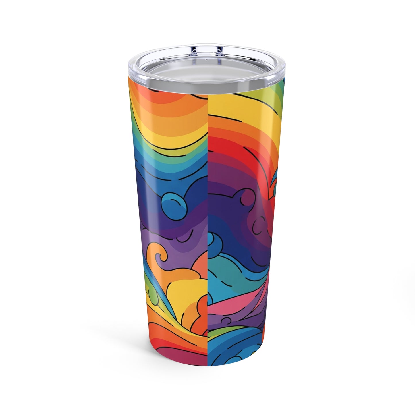 20oz Stainless Steel Travel Mug With Double Wall Vacuum Insulation Keeps Hot Or Cold Drinks Spill Resistant Durable