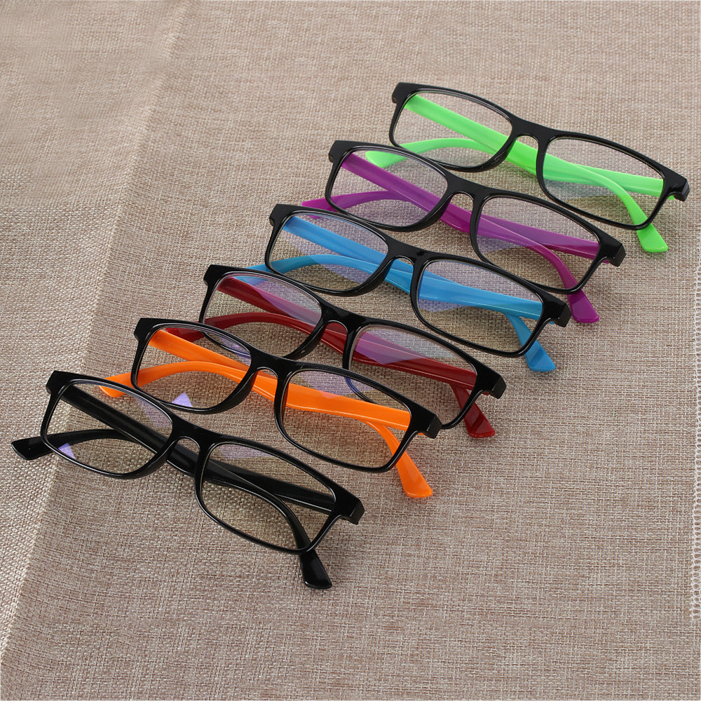 Unisex Computer Glasses Full Frame PC Glasses Radiation Protection Eyewear Clear Lens For Screen Viewing Focus