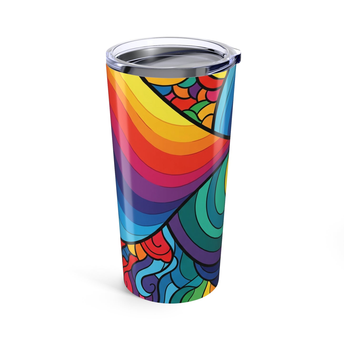 20oz Stainless Steel Tumbler With Double Wall Vacuum Insulation Leak Proof Travel Mug For Hot Or Cold Beverages
