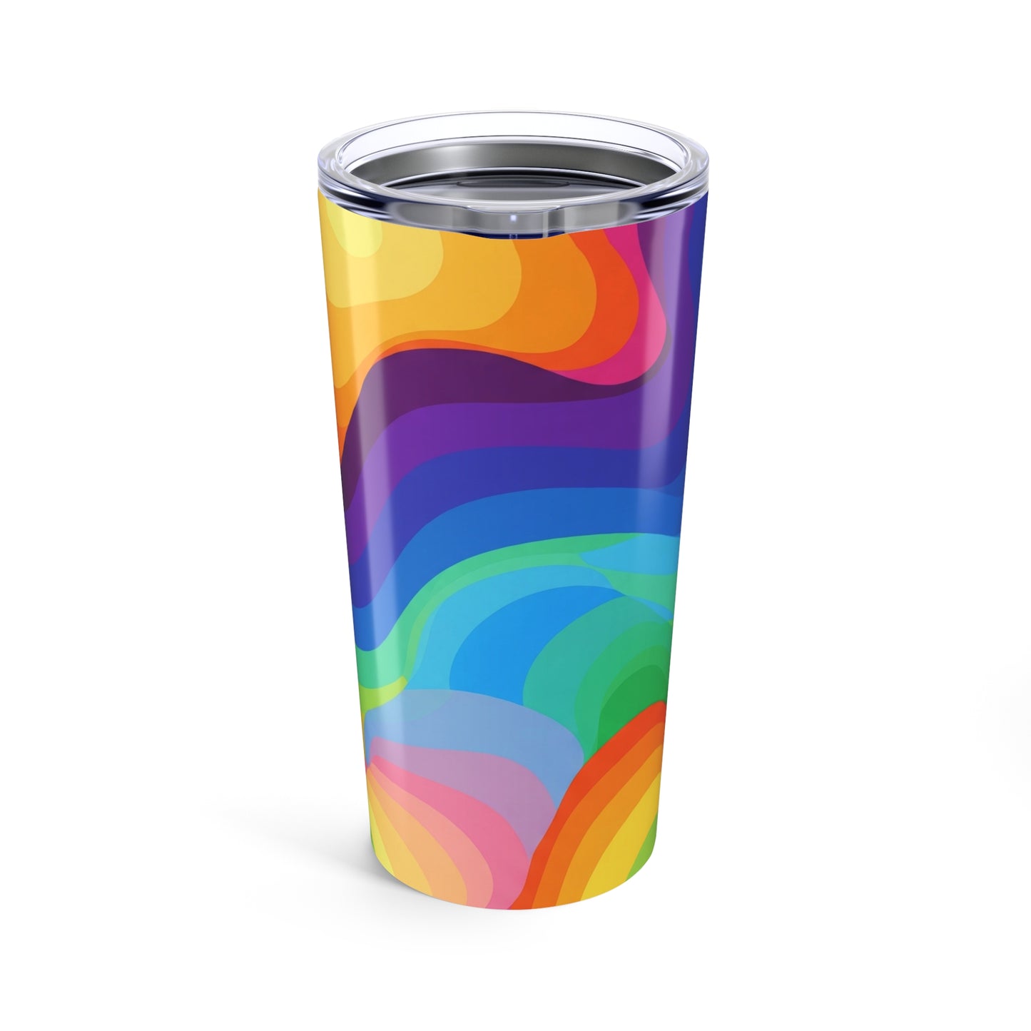 20 Oz Stainless Steel Tumbler With Vacuum Insulation Double Wall Spill Resistant Printed Travel Mug Dishwasher Safe