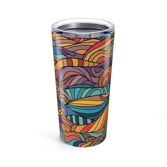 20 Oz Double Wall Insulated Stainless Steel Tumbler Keeps Hot Or Cold Beverages Dishwasher Safe Travel Kitchen Gift