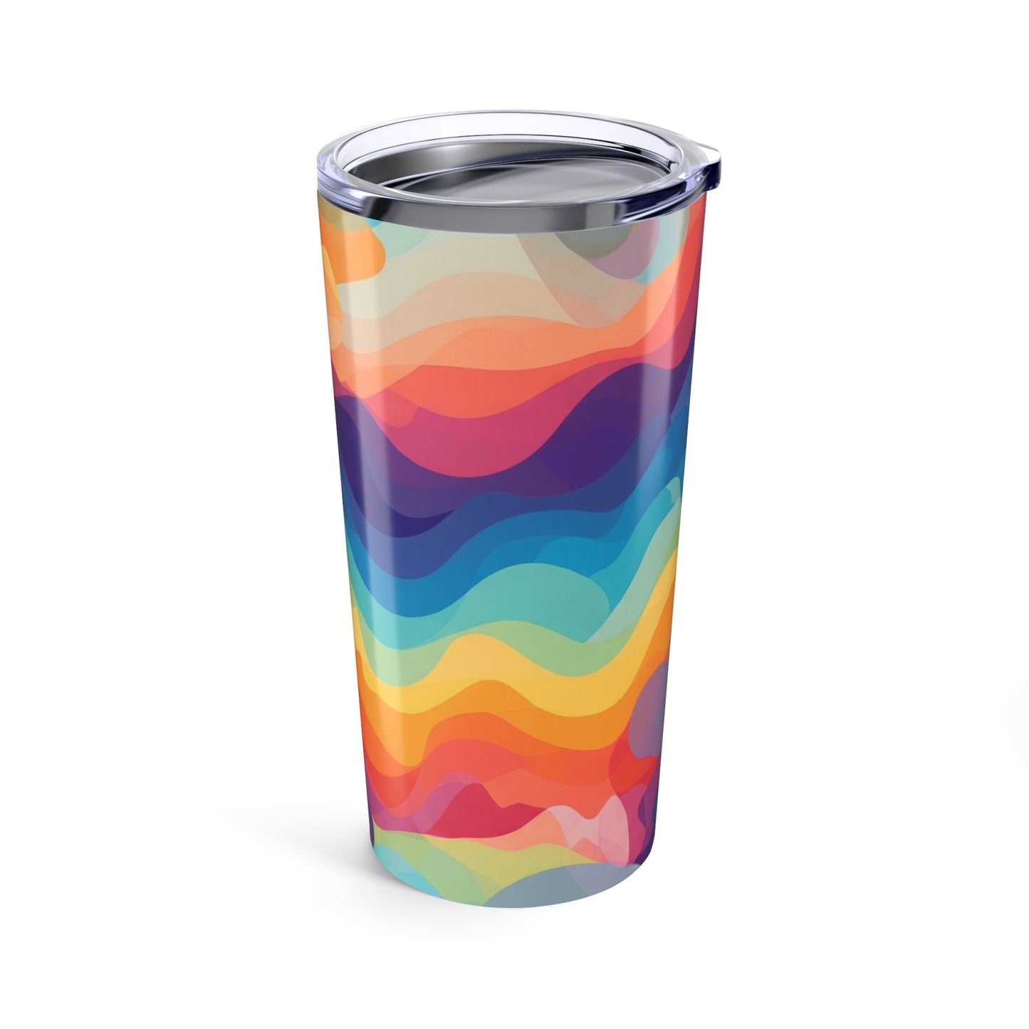 20 Ounce Stainless Steel Tumbler With Printed Design And Double Wall Insulation Dishwasher Safe Durable Travel Cup