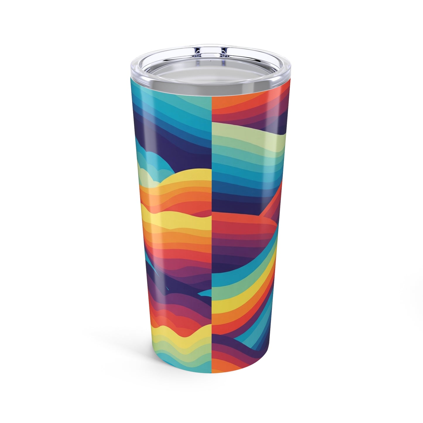 20oz Stainless Steel Printed Tumbler With Double Wall Vacuum Insulation For Hot And Cold Beverages Leak Proof
