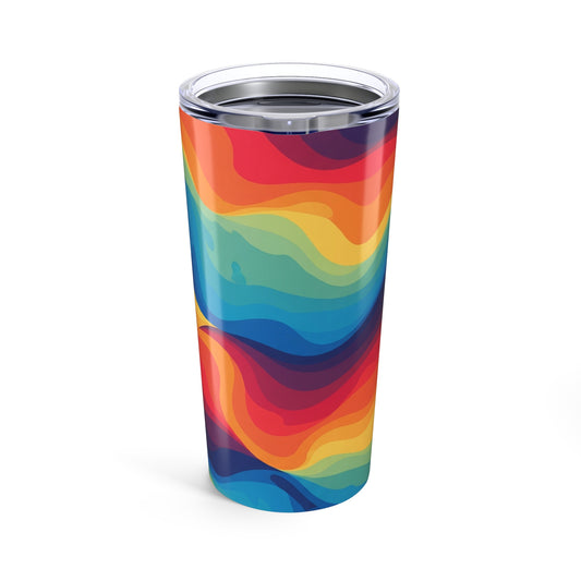 20 Ounce Vacuum Insulated Metal Cup With Leak Proof Spill Resistant Design For Hot Or Cold Beverages Printed