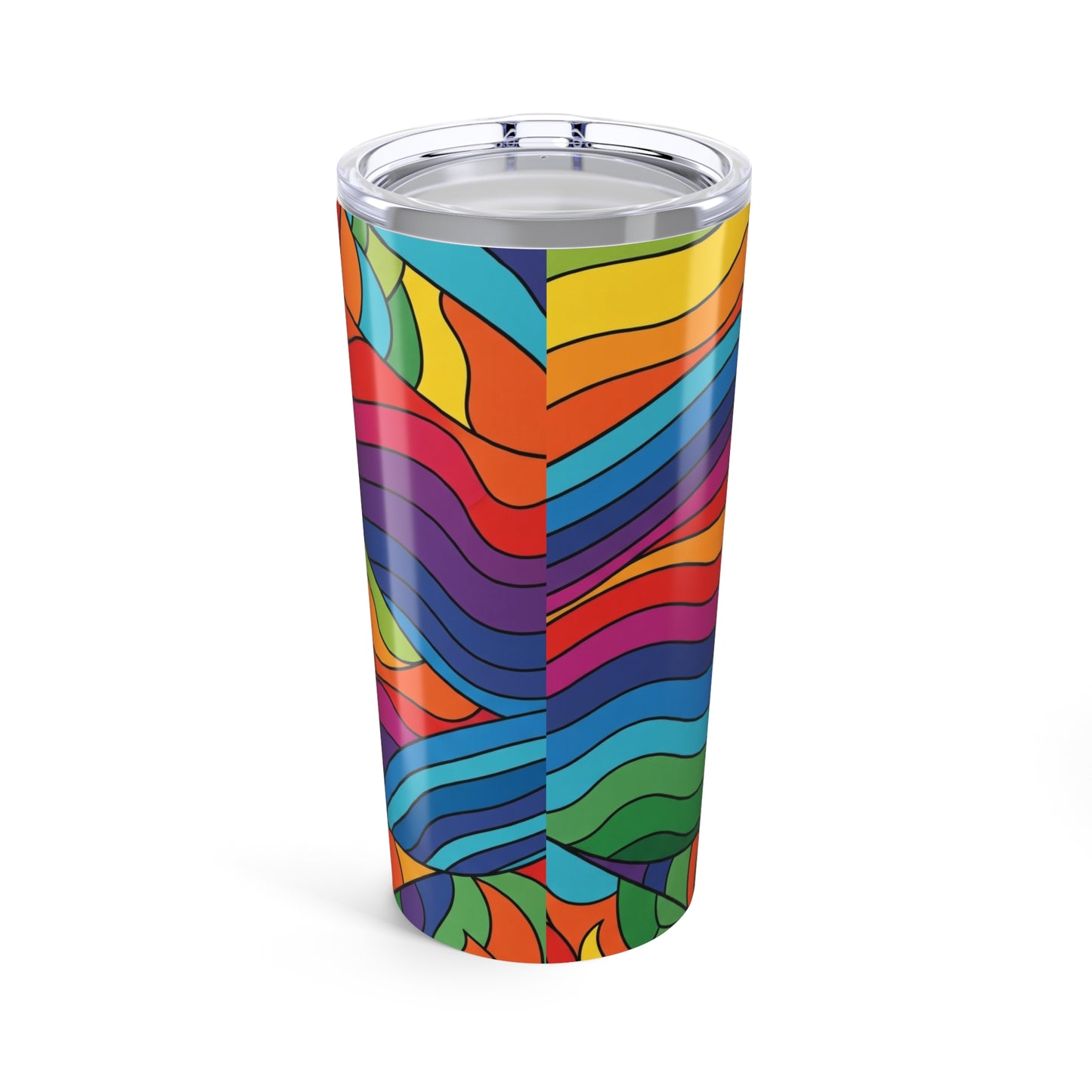 20oz Stainless Steel Tumbler With Double Wall Vacuum Insulation Leak Proof BPA Free Thermal Printed Travel Mug
