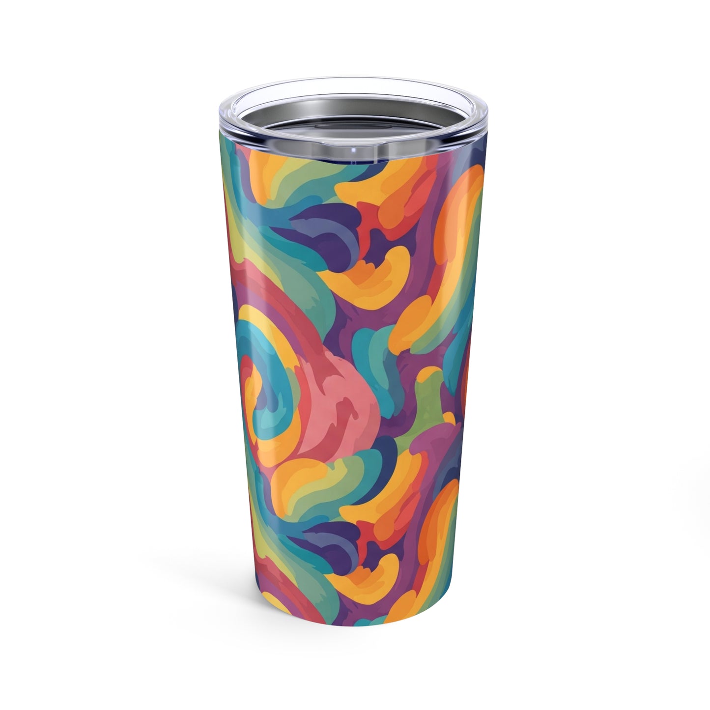 20 Oz Stainless Steel Travel Mug With Vacuum Insulation And Dishwasher Safe Printed Design For Hot And Cold Drinks