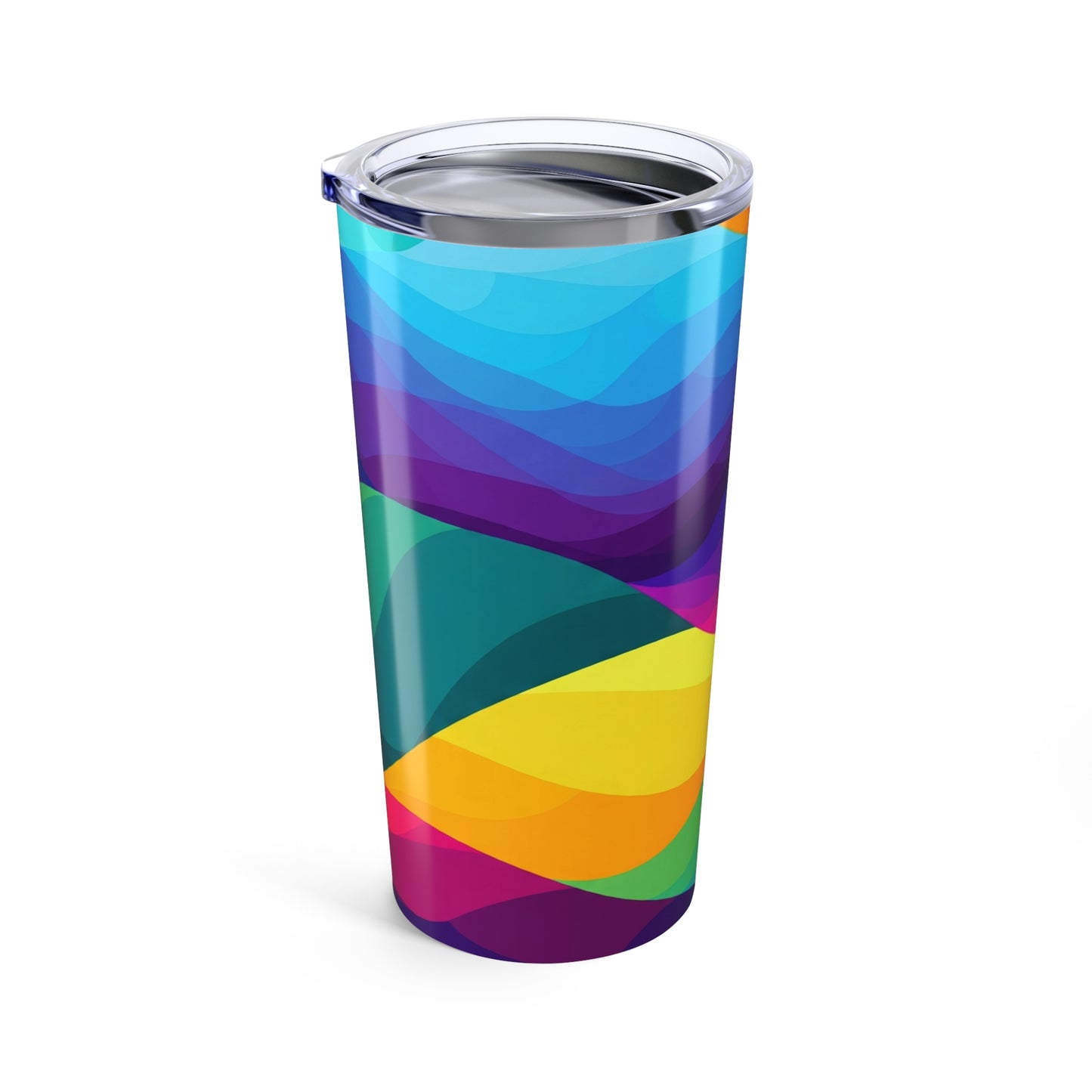 20oz Stainless Steel Tumbler With Printed Design Double Wall Vacuum Insulation Keeps Drinks Hot Or Cold Spill